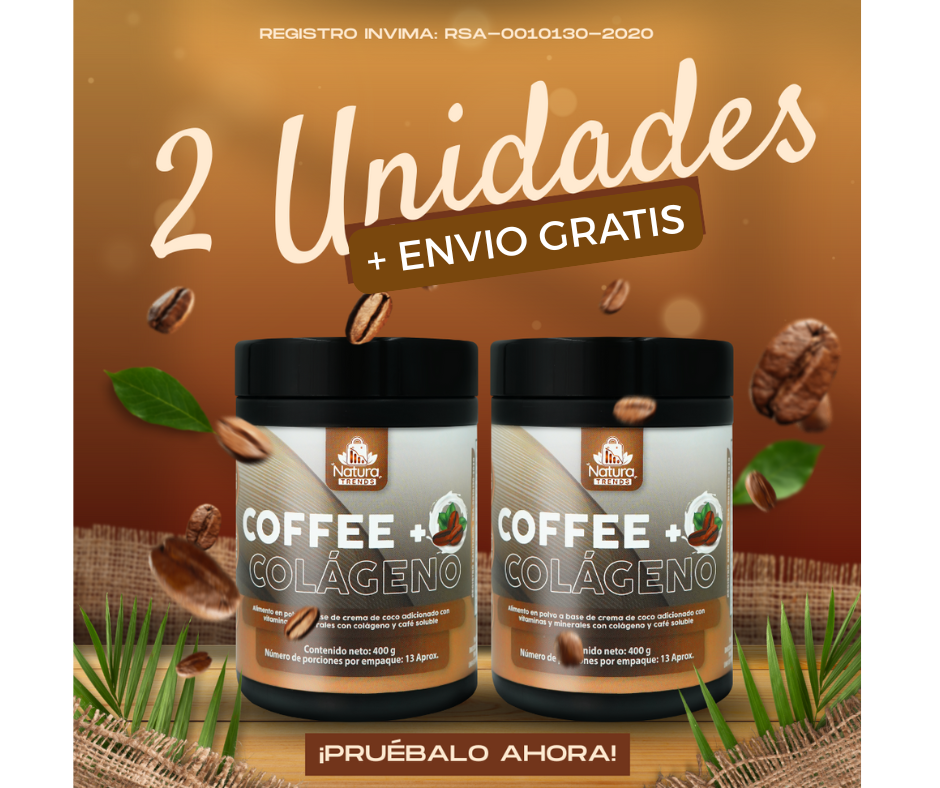 Coffee Natura con Colágeno Combo X 2
