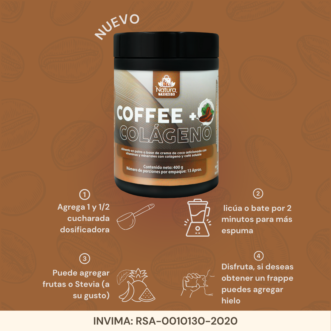 Coffee Natura con Colágeno Combo X 2