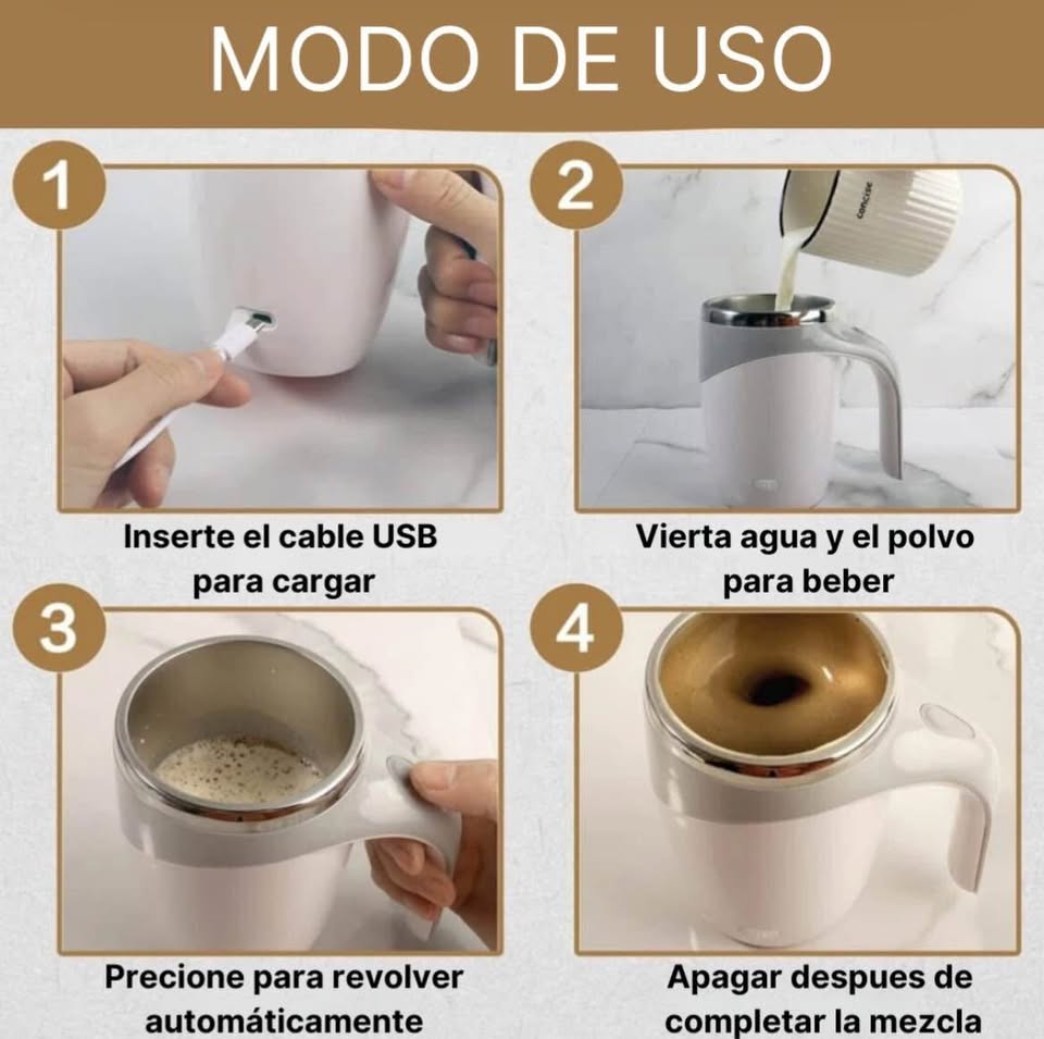 Taza Mug Mezcladora Automática