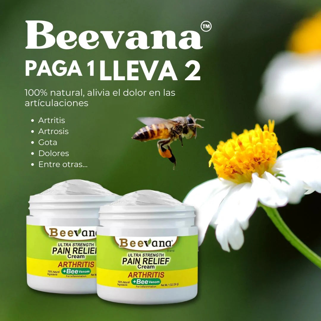 Nueva Crema Beevana para dolores y articulaciones X 2 unidades