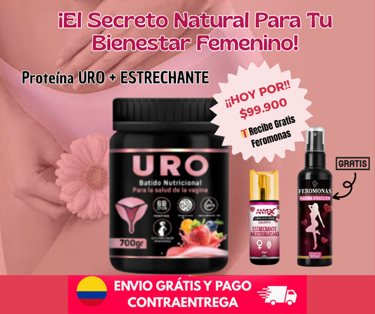 ¡NUEVO COMBO PODER FEMENINO! PROTEINA URO + ESTRECHANTE 💕