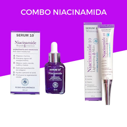 Combo Hidratación y Control de Imperfecciones – Niacinamida SERUM 10